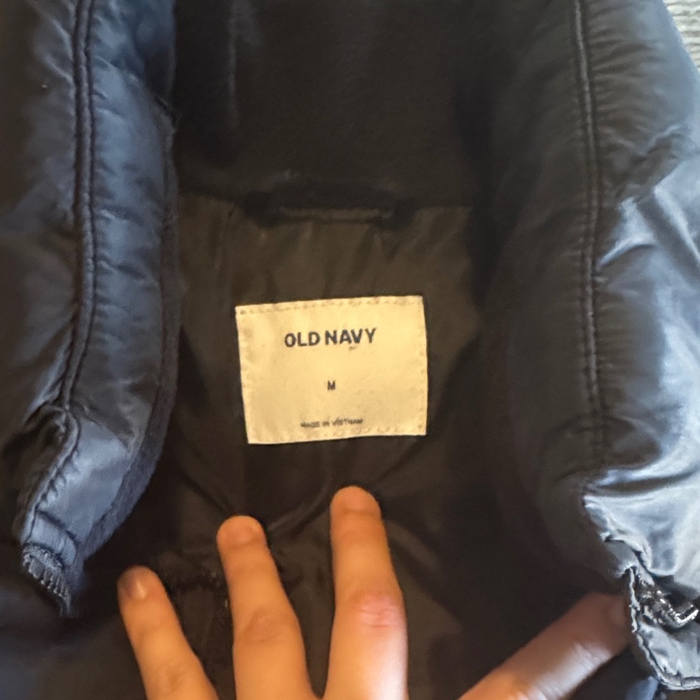 Old Navy Charcoal Puffer Coat